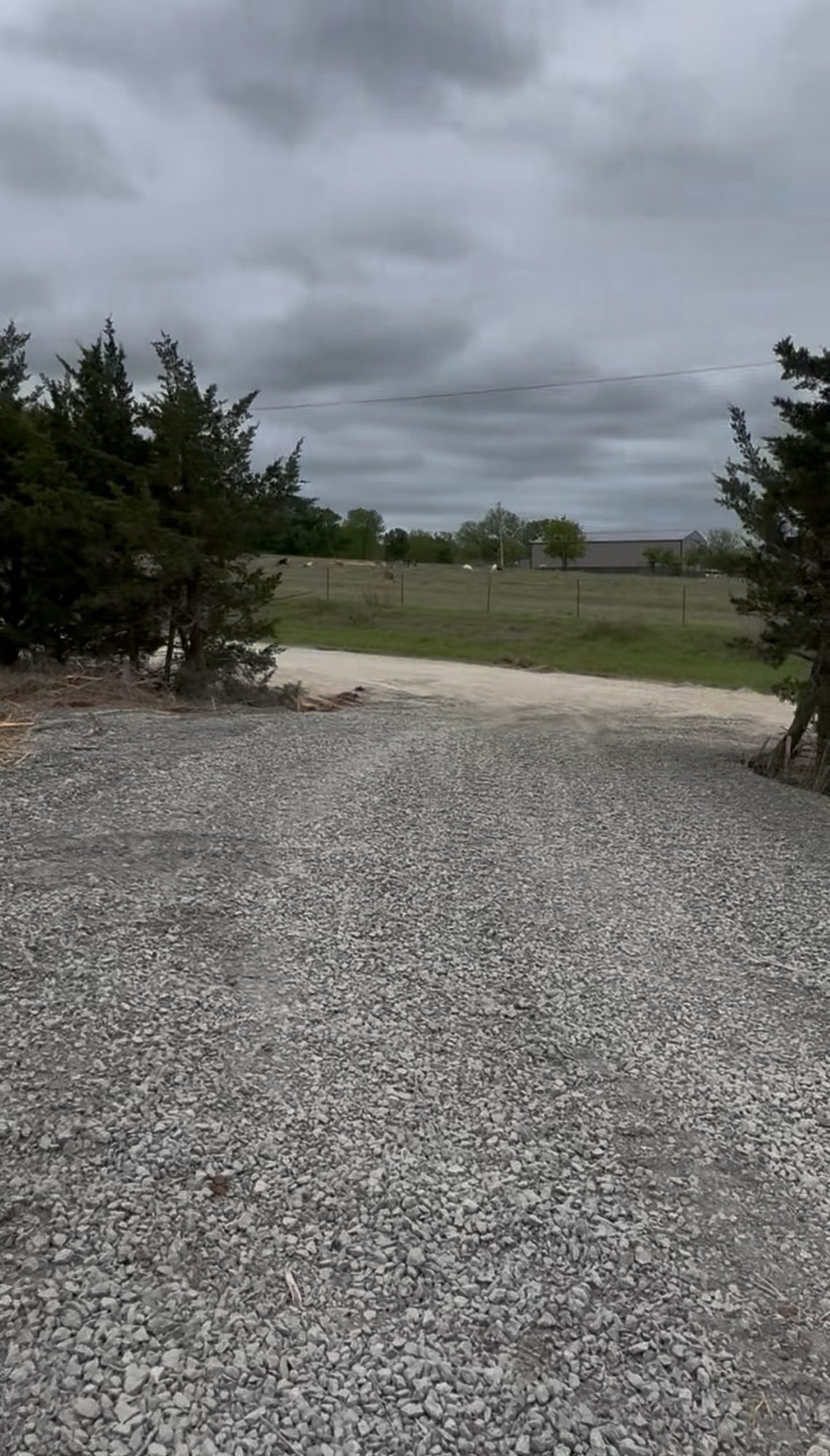 After forestry mulching — cleared and graded land in Stillwater, Oklahoma