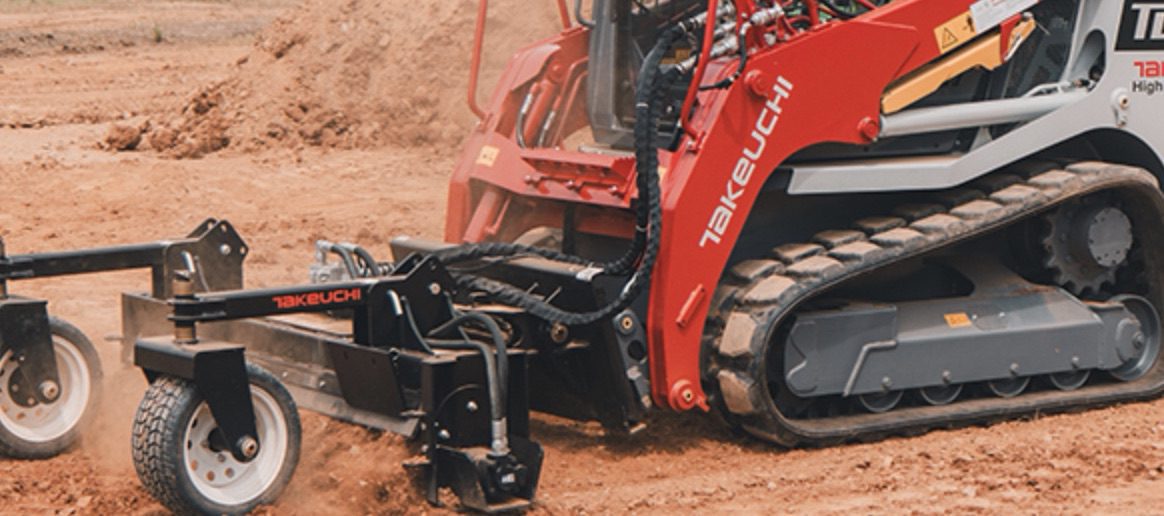 Power rake soil conditioning in Oklahoma &mdash; 4CWM LLC skid steer soil conditioner seedbed prep